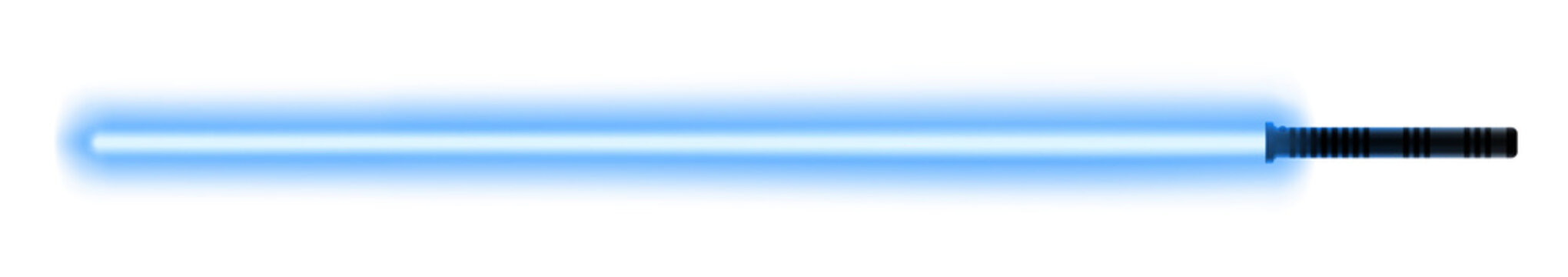 Blue light sword for the fights during the wars in the stars. Melee laser weapon for the close combats.