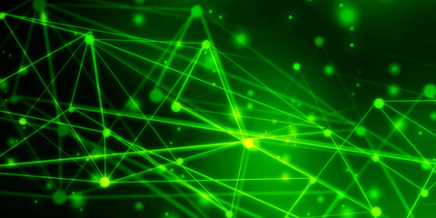 2d illustration Abstract futuristic electronic circuit technology background