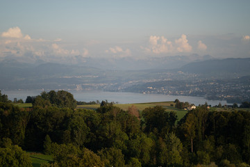 Naklejka premium Zürichsee Ausblick