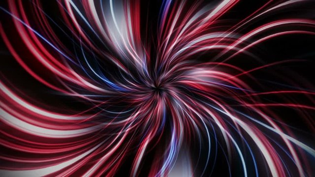 Abstract Explosive Cyberspace Animation Background, Loop, 4k