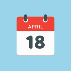 Calendar day 18 April, days of the year