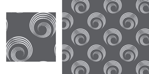 Swirl pattern with metallic look texture, includes seamless repeat pattern swatch