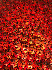 Ceremonial traditional  jaguar mask, State of Guerrero, Mexico