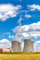 Nuclear power plant Temelin in Czech Republic Europe