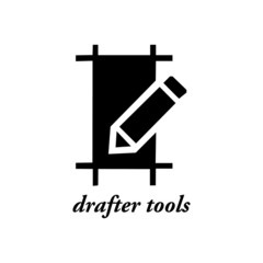 drafter icon vector - illustration