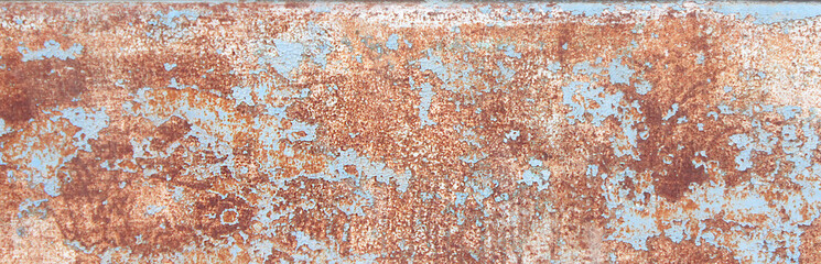 the texture of the rust