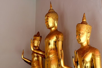 golden buddha in the temple