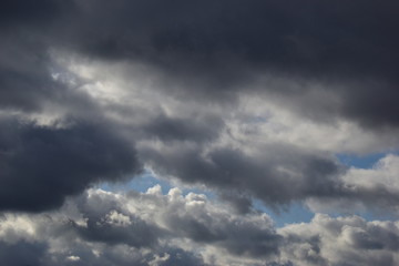 clouds against a blue sky