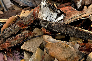 Sawn moat for fireplace