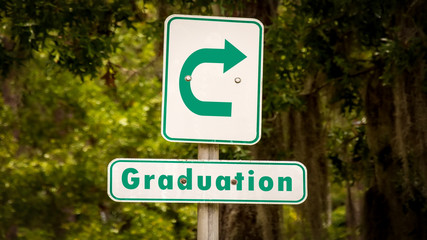 Street Sign to Graduation