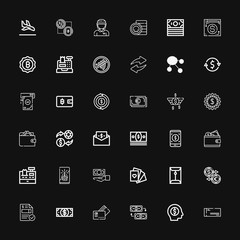 Editable 36 pay icons for web and mobile