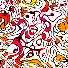 Seamless stitching texture of abstract lines, used for the production of advertising invitation background