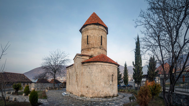 12th century Albanian Church of Saint Elishe or Holy Mother of God located in the village of Kish of the Sheki (Shaki) region of Azerbaijan