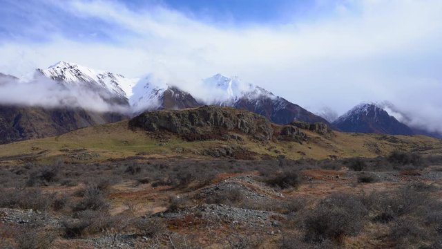 Edoras Mountain, of The Lord of The Rings. Film Location (New Zealand)