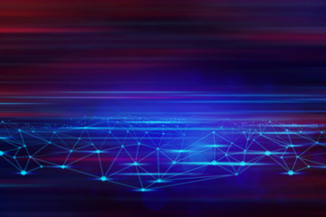 digital deep learning brain of robotic ai, data connecting to futuristic with technology network in background 3d illustration rendering, atom cell neuron plexus of science