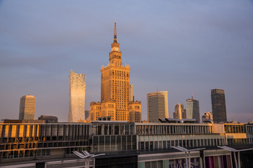 Fototapeta na wymiar Warsaw city, Poland