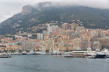 Fototapeta premium Monaco Winter Cityscape