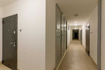 Russia, Moscow- October 10, 2019: interior room public place, staircase