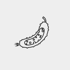 cactus icon vector illustration and symbol foir website and graphic design