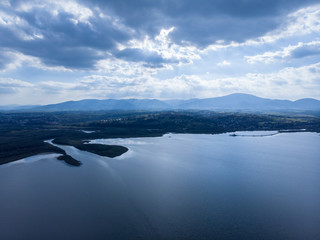 Lake Mountain Landscape Clouds