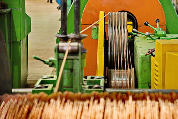 Obraz premium The plant for the production of conductive lived and its twisting.