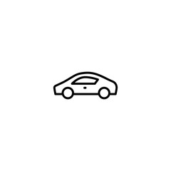 car, vehicle icon vector illustration