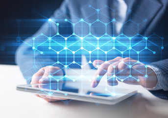 Business and innovation technology concept