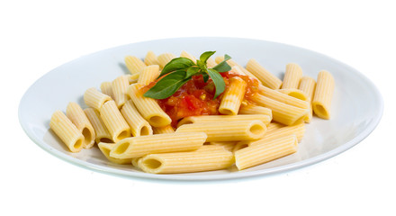 pasta isolated on white