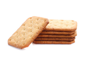 Cracker isolated on white