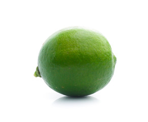Lime isolated on white background