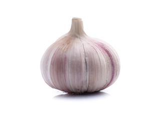 Garlic isolated on white background