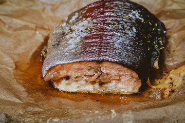 juicy baked salmon in the oven