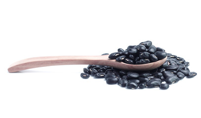 Black Beans  on white background