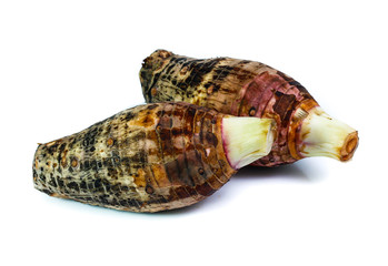 taro isolated on white background