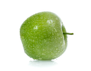 Green apple, isolated on white background
