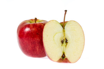 red apple isolated