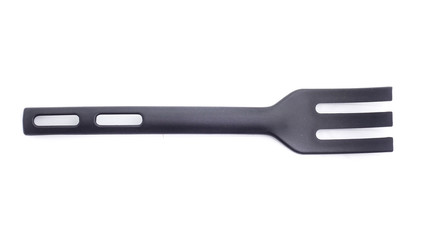 black kitchen utensil collection, isolated on white background