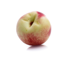 nectarines isolated on white background