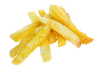 french fried isolated on white