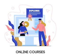 Online Education Diploma Composition 