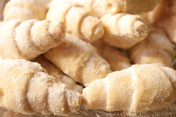 food, pastry, croissant, breakfast, bread, bakery, snack, sweet, isolated, baked, fresh, white, french, dessert, bun, delicious, meal, croissants, brown, tasty, bake, closeup, roll, cake, cookies