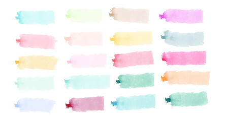 Pastel blue,pink,red,blue,yellow,green splash background can use for design, background concept, vector.