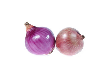 Fototapeta premium red onion isolated