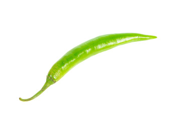 chilli isolated on white background