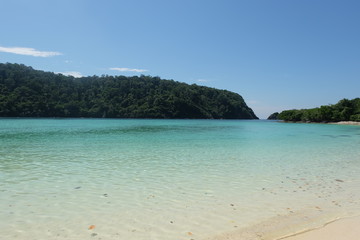 tropical beach in thailand