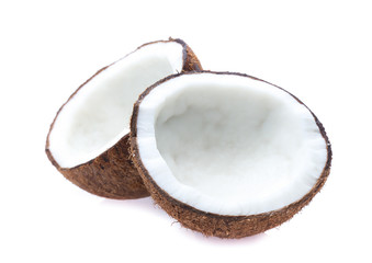 coconuts isolated on  white background