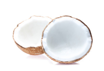 coconuts isolated on  white background