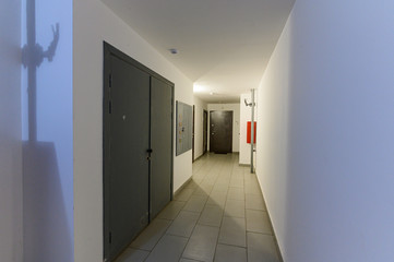 Russia, Moscow- October 10, 2019: interior room apartment public place, staircase