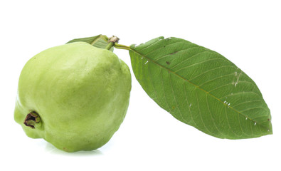 Fresh guava isolated on a white background