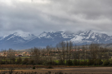 Fototapeta na wymiar Valle de Losa (Burgos)